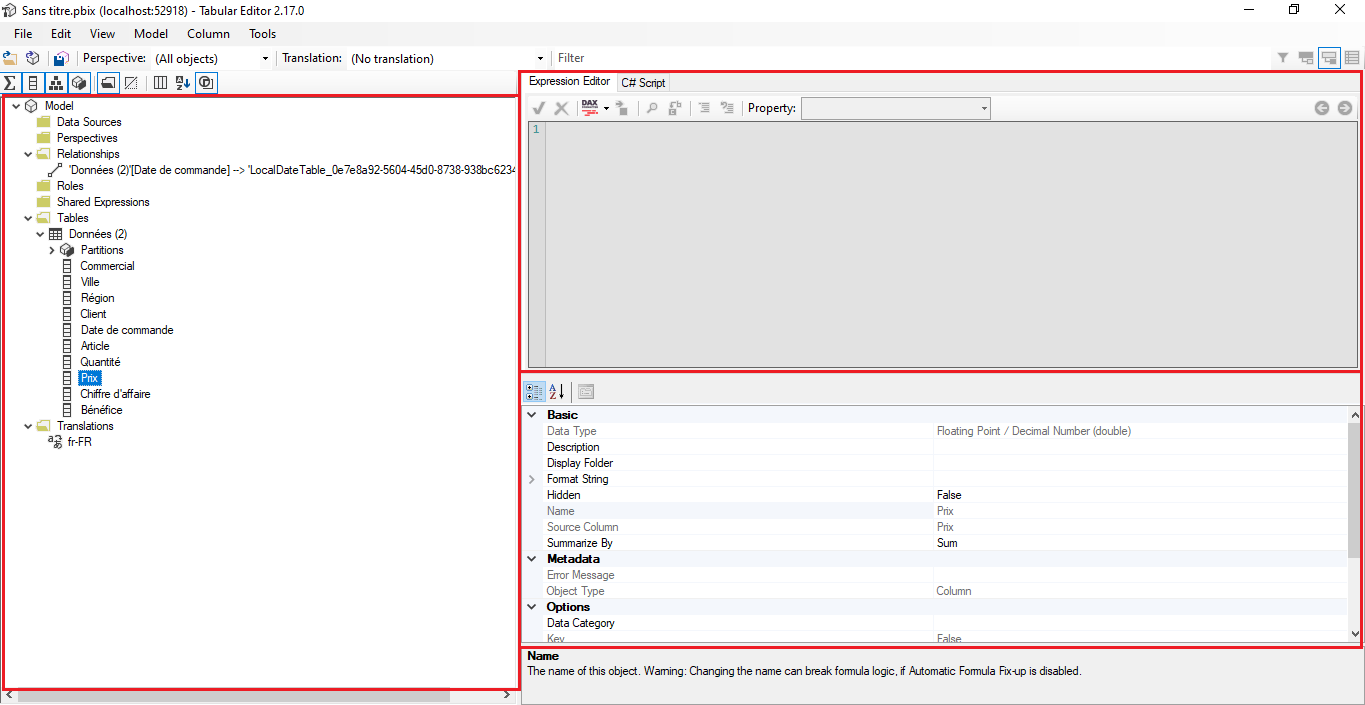 Tabular Editor Présentation détaillée de l'outil