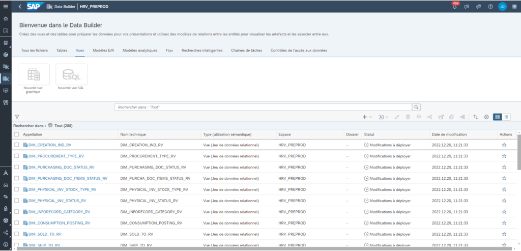 Data Builder SAP Datasphere