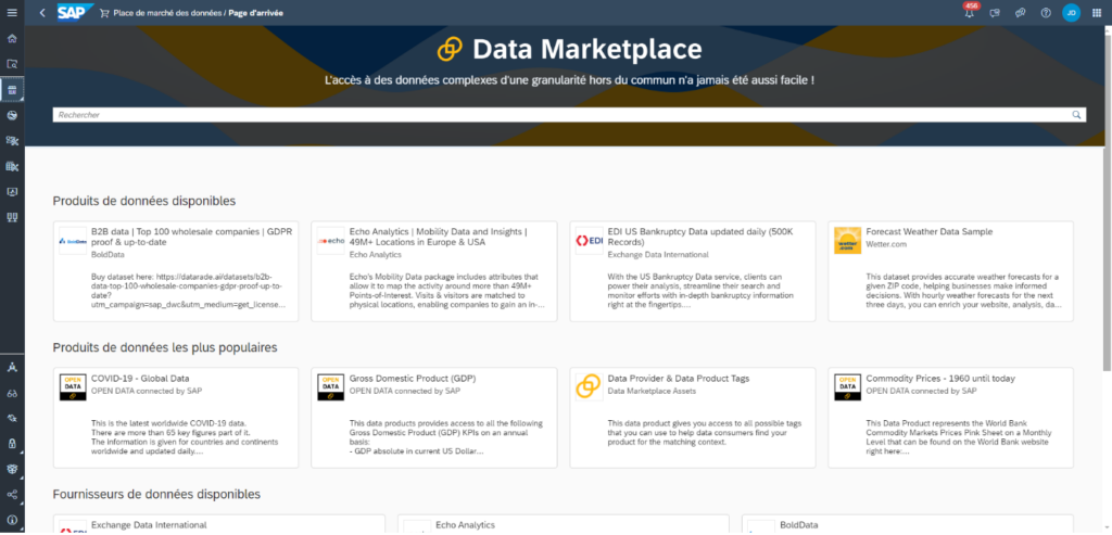 Data Marketplace Plateforme