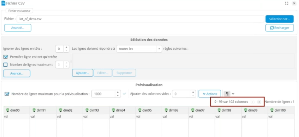 Pagination de nombre de roles sur Digdash