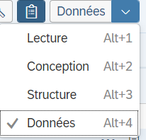 Nouveau mode "données" - Web Intelligence