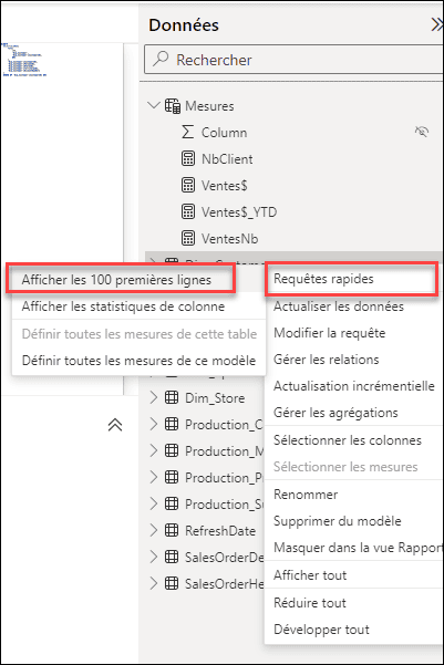 Intérrogation des données d'une table